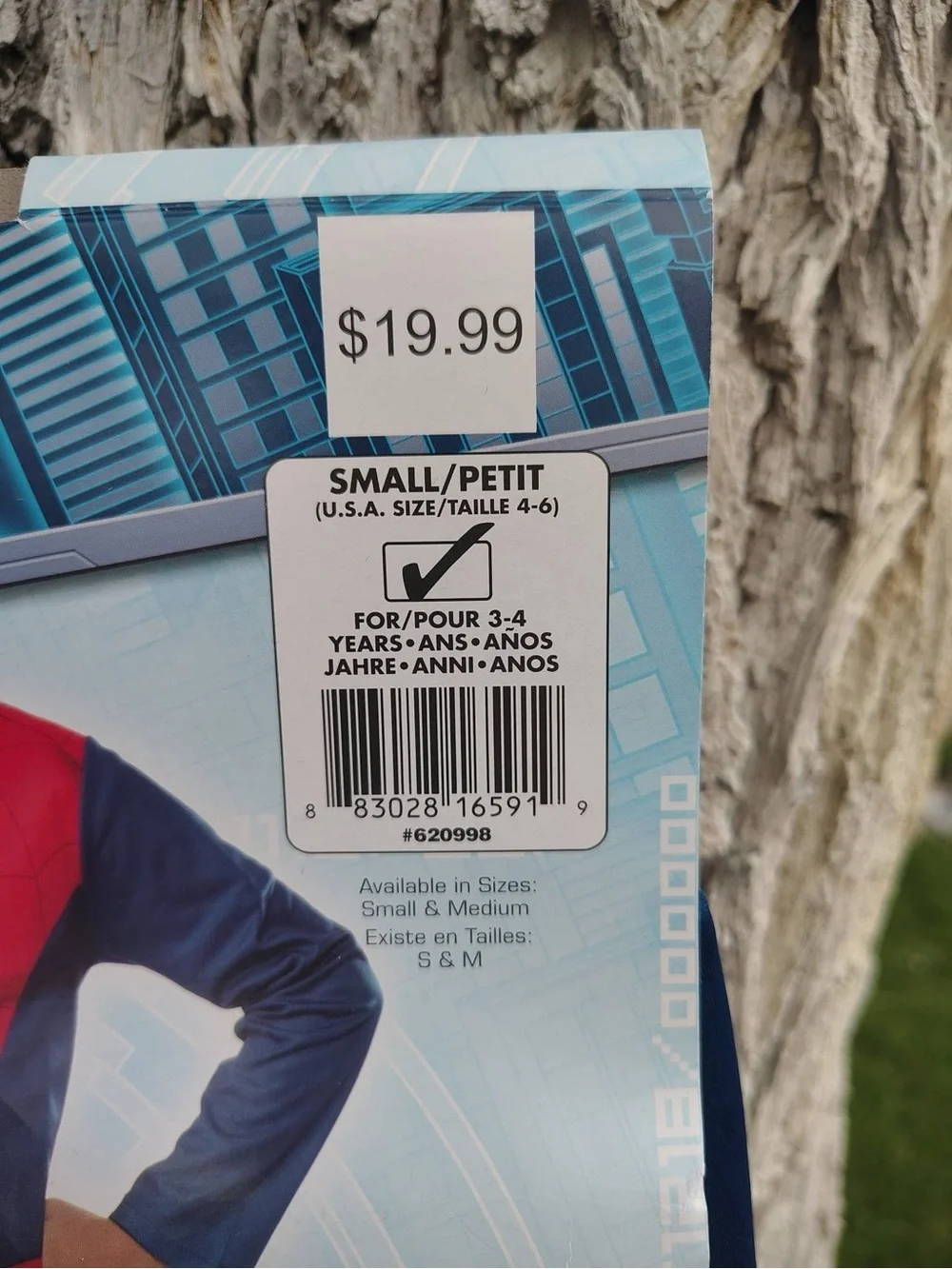 Marvel Spider-Man Kids Costume in Blue and Red